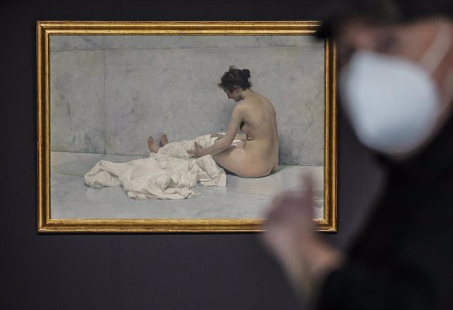Archivo - Una obra de Sorolla en la Fundación Bancaja, en Valencia