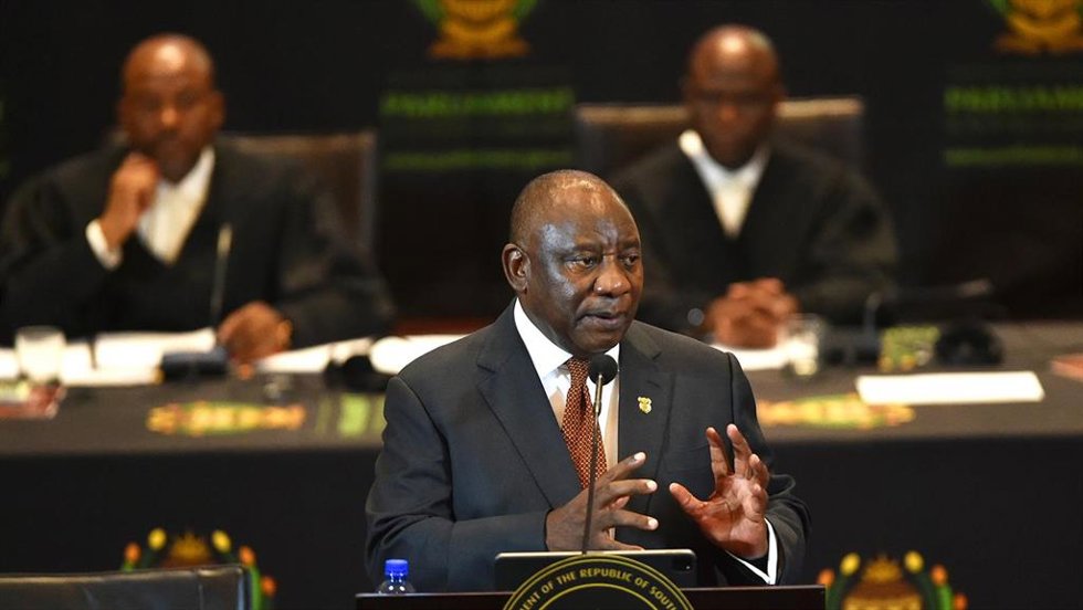 Archivo - El presidente de Sudáfrica, Cyril Ramaphosa.