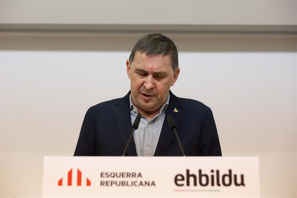 Archivo - El coordinador general de EH Bildu, Arnaldo Otegi