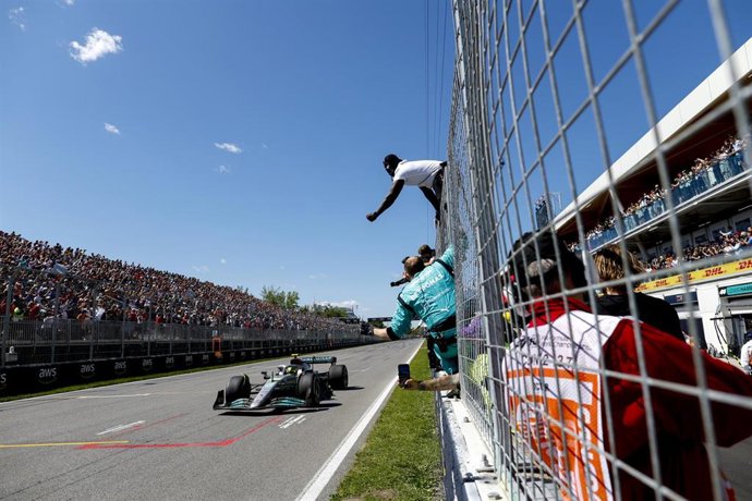 Archivo - LewisHamilton (Mercedes), en el Gran Premio de Canadá 2022. 