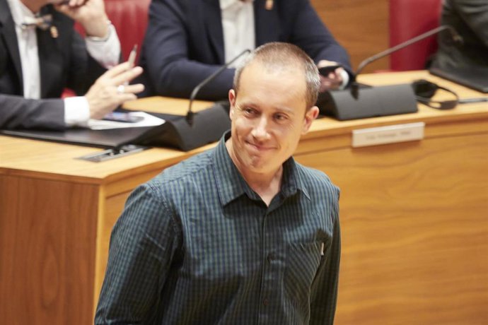 El parlamenario foral de EH Bildu, Mikel Zabaleta.
