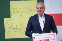 Escudero ve "electoralista" el uso del tema de las mascarillas por el Ministerio: "Es avergonzante"