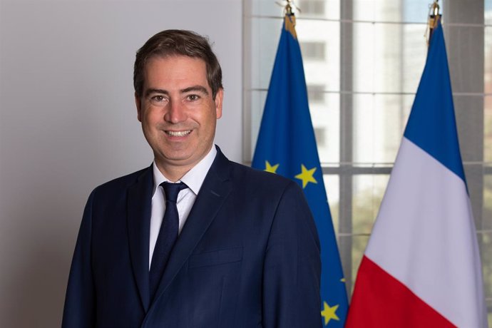 Archivo - El ministro delegado de Comercio Exterior, Atractivo y Franceses en el Extranjero, Olivier Becht.