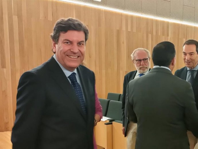 El portavoz de la Junta de Castilla y León, Carlos Fernández Carriedo, en Salamanca 