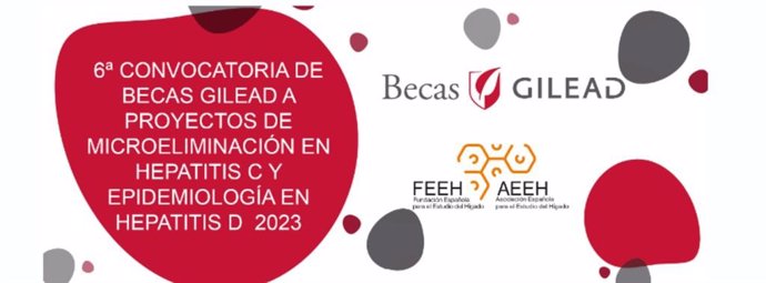 Sexta edición de las Becas Gilead-AEEH para Proyectos de Microeliminación en Hepatitis C y de Epidemiología de Hepatitis D.