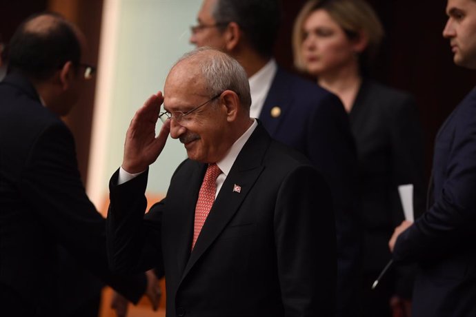 June 2, 2023, Ankara, Türkiye: Lawmakers elected in the May 14 elections were sworn in on Friday as Kemal Kilicdaroglu,, Leader of People's Republican Party and the presidential candidate watched, this weekend. Parliament began its 28th term with the ce