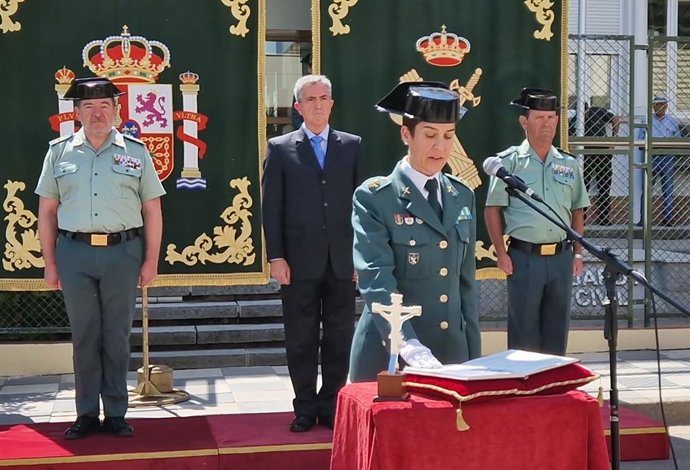 Toma de posesión de la nueva jefa de la Guardia Civil en Cuenca