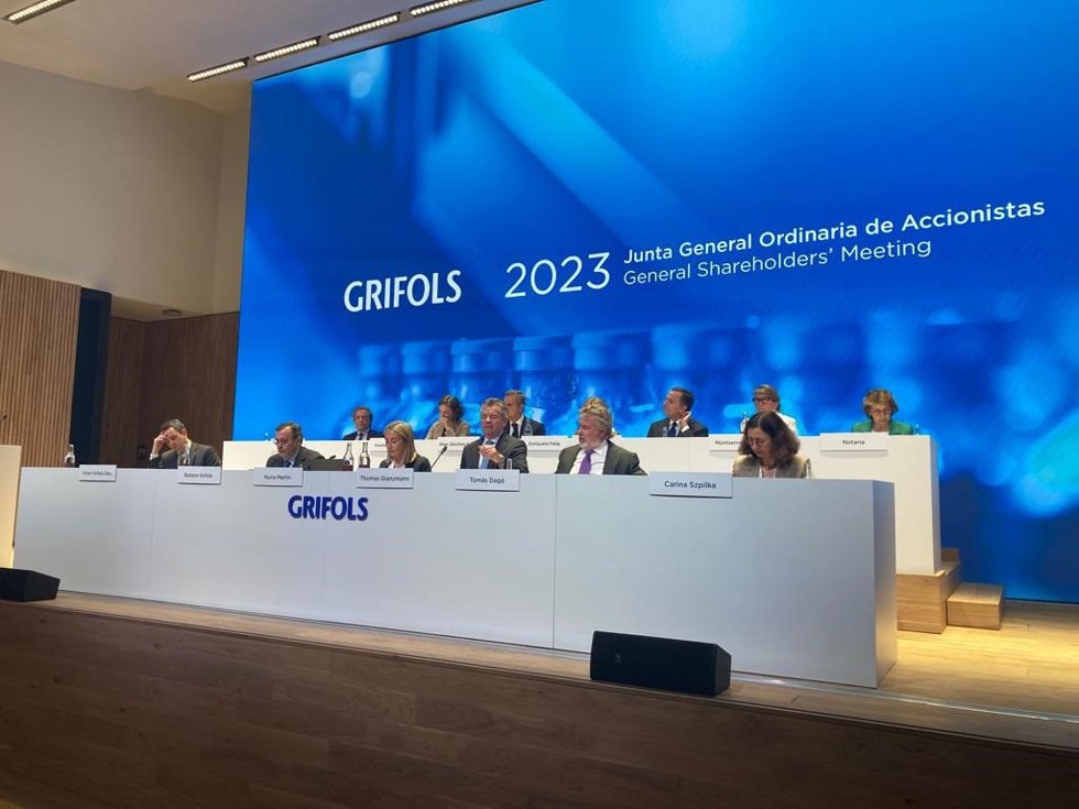 Los miembros del consejo de adminisración de Grifols.