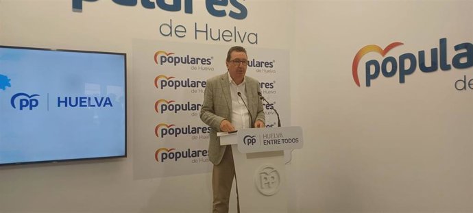 El presidente del PP en Huelva, Manuel Andrés González.