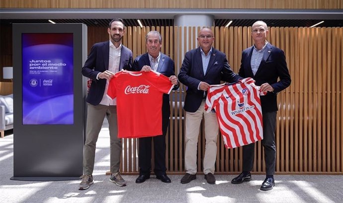 Colaboración Fundación Atlético de Madrid y Coca-Cola.