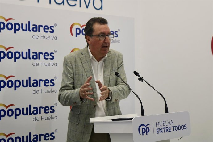 El presidente del PP de Huelva, Manuel Andrés González.