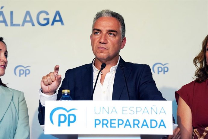 El coordinador general del PP, Elías Bendodo