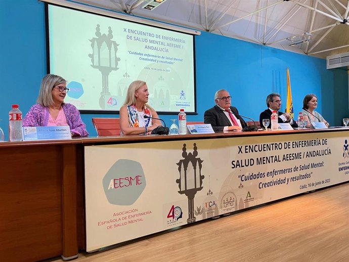 Eva Pajares en la X Encuentro de Enfermería de Salud Mental.