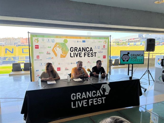 Presentación del GranCa Live Forest en el Estadio de Gran Canaria
