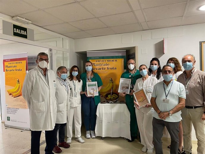 Profesionales del Hospital Reina Sofía.