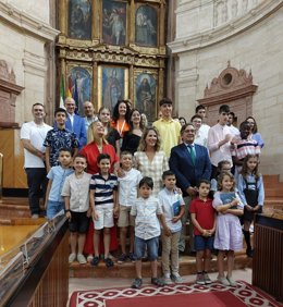 Entrega de premios del concurso escolar 'Andalucía en un mapa'.