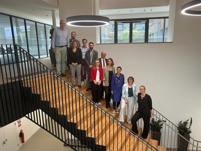 La consellera de Acción Exterior y Unión Europea, Meritxell Serret, durante la visita a Villach.