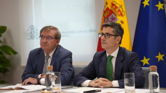 El ministro de la Presidencia, Relaciones con las Cortes y Memoria Democrática, Félix Bolaños, ha presidido el Consejo Territorial de Memoria Democrática