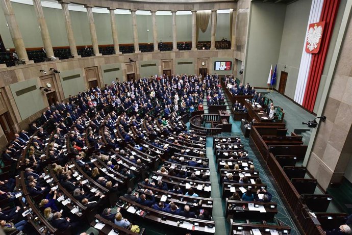 Archivo - La Cámara Baja del Parlamento polaco