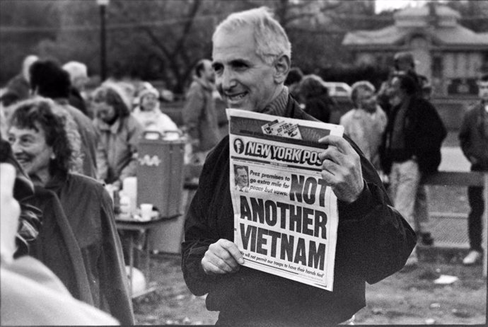 June 13, 2023, Boston, Massachusetts, U.S: Daniel Ellsberg at Anti-War Demo, 12/1/1990, Boston Common, in attendance are Daniel Ellsberg, Dick Gregory and Barry Crimmins.