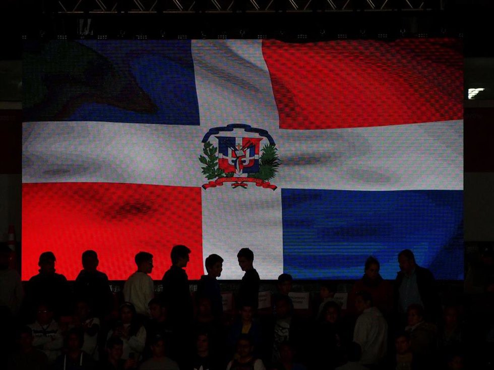 Archivo - Bandera de República Dominicana.