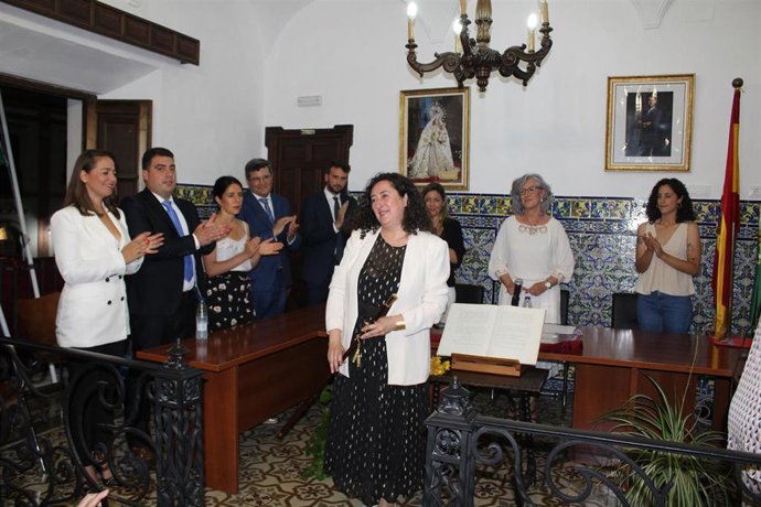 Toma de posesión de María del Mar Martín como alcaldesa de Cortegana.