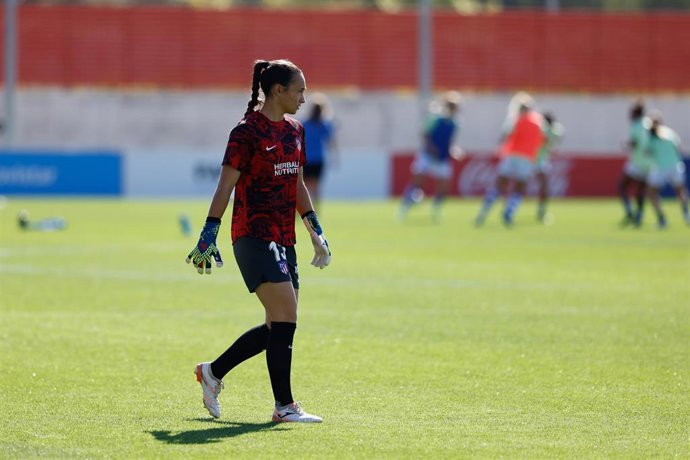 Archivo - Paula Vizoso con el Atlético de Madrid