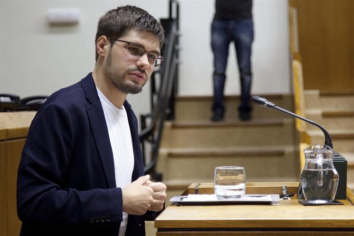 Archivo - Imagen de recurso del exsecretario de Podemos en Euskadi Lander Martínez.