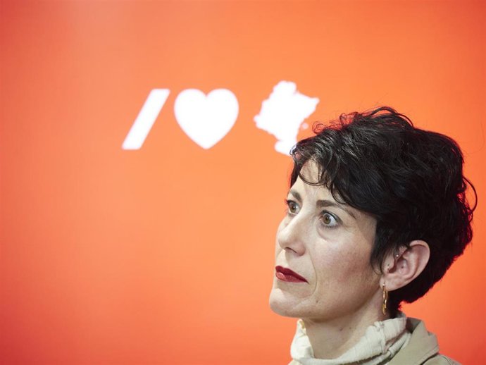Archivo - La candidata a la alcaldía de Pamplona, Elma Saiz, en la presentación de los candidatos socialistas en Pamplona y Comarca en la sede del partido, a 9 de febrero de 2023, en Pamplona, Navarra, (España).