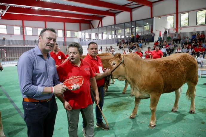 Guillermo Blanco, en la feria de Treceño