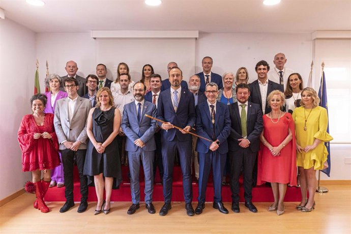 Pleno de investidura de Javier López Estrada (PRC) como alcalde de Torrelavega