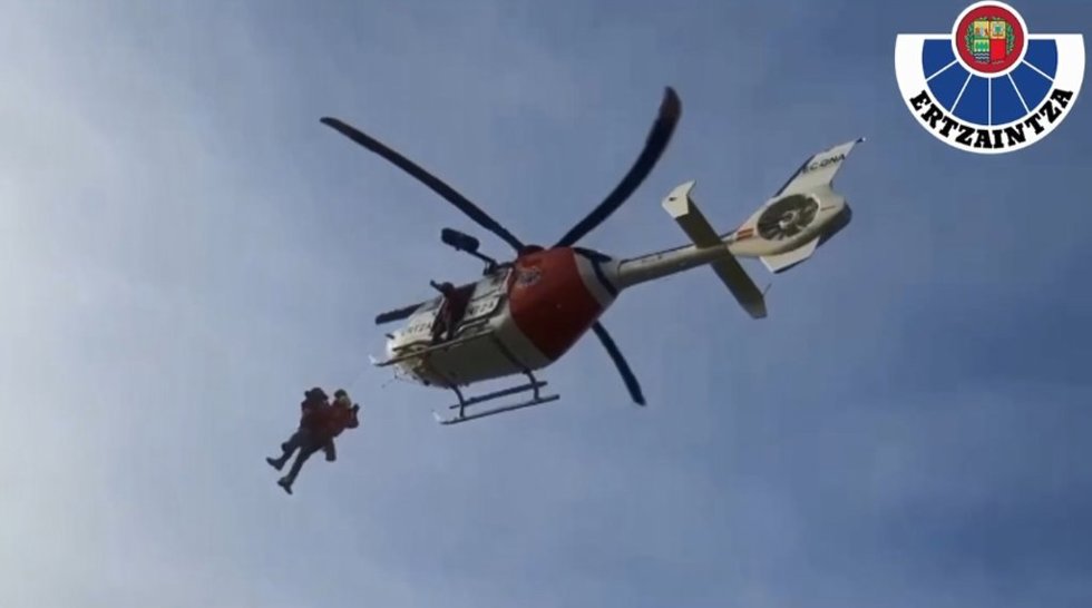 Archivo - Helicóptero de la Ertzaintza