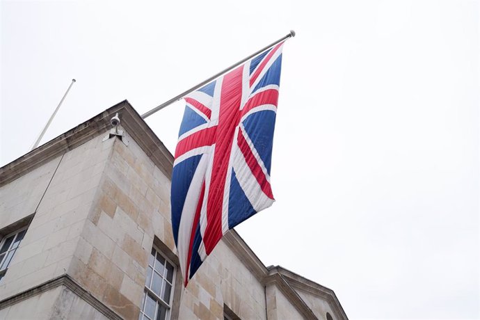 Archivo - Bandera de Reino Unido