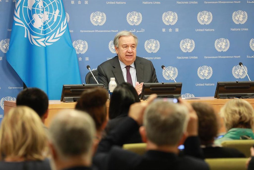 El secretario general de la ONU, António Guterres