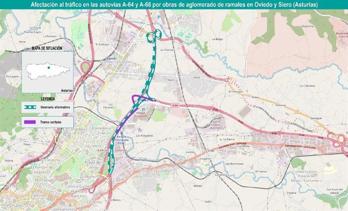 Obras del tercer carril