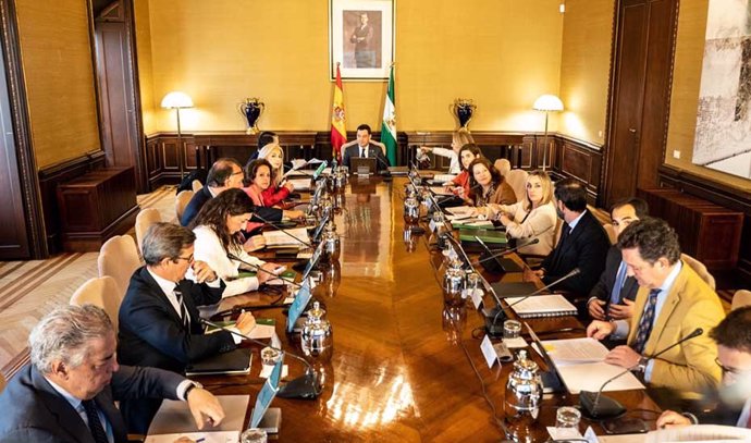 Archivo - Reunión de la Comisión Delegada para la Agenda 2030 constituida por el Gobierno andaluz. (Foto de archivo).