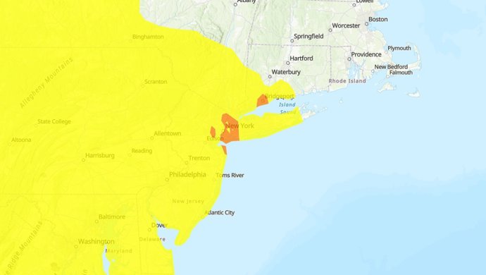 Calidad del aire en Nueva York