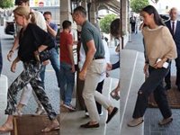 El Rey Juan Carlos recibe la visita de sus hijas, Iñaki Urdangarin y sus nietos en su fin de semana más familiar