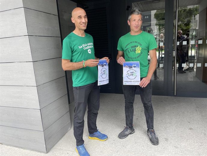 Los navarros Ángel Muñoz 'Bakayoko' y Miguel Barasoain 'Mauri' subirán las principales montañas de España para visibilizar la ELA.