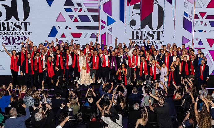 Foto de familia de los chefs de 'The World 50 Best Restaurants'