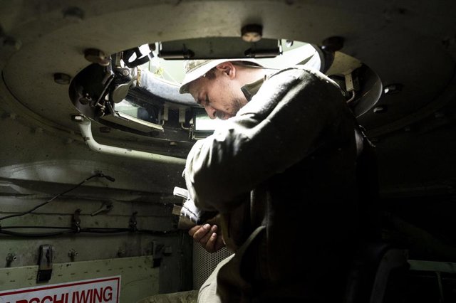 Imagen de archivo de la guerra en Ucrania 