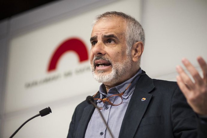 Archivo - El líder de Ciudadanos en el Parlament de Catalunya, Carlos Carrizosa