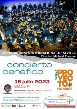Cartel del concierto benéfico de la JOIS
