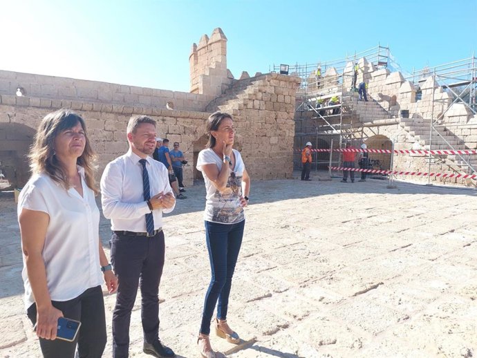 Visita técnica a las obras de la Alcazaba