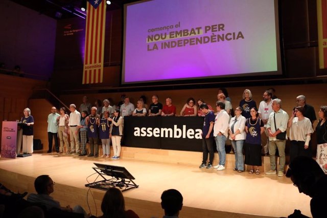 Imagen de la Assemblea Nacional Catalana (ANC) en el Auditori de Girona