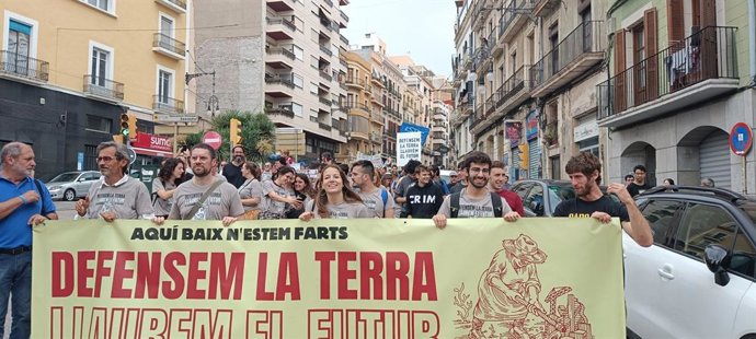 Manifestació contra el Hard Rock a Tarragona