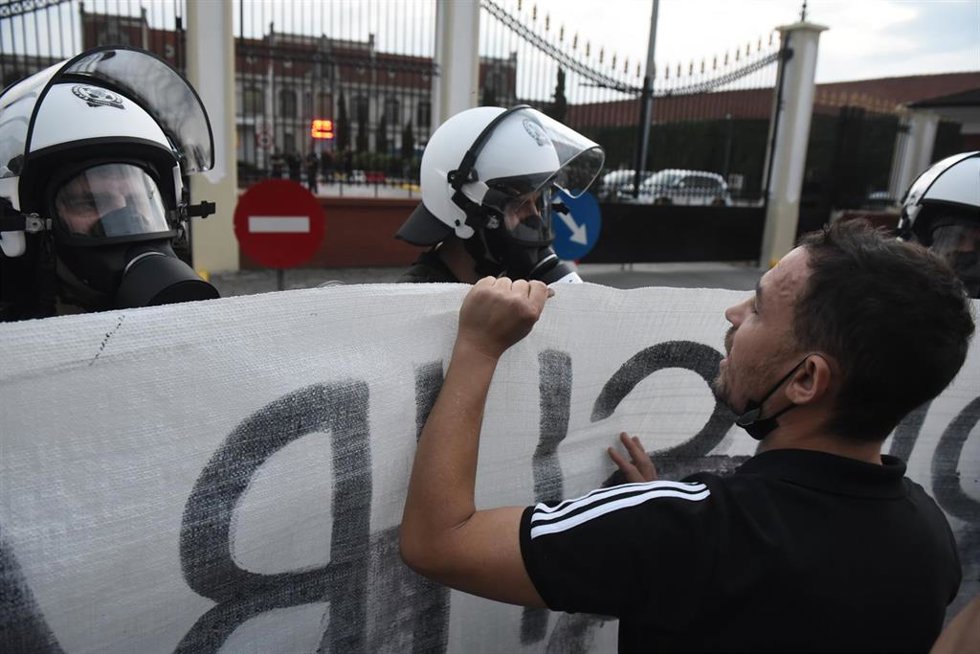 Protestas en Grecia por el naufragio en el mar Jónico 