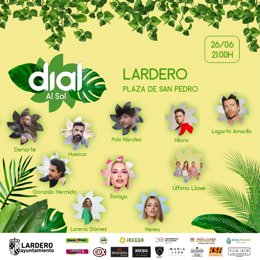 Cadena Dial Llega A La Rioja 'DIAL AL SOL'convierte A LARDERO EN LA CAPITAL DE LA MÚSICA EN
