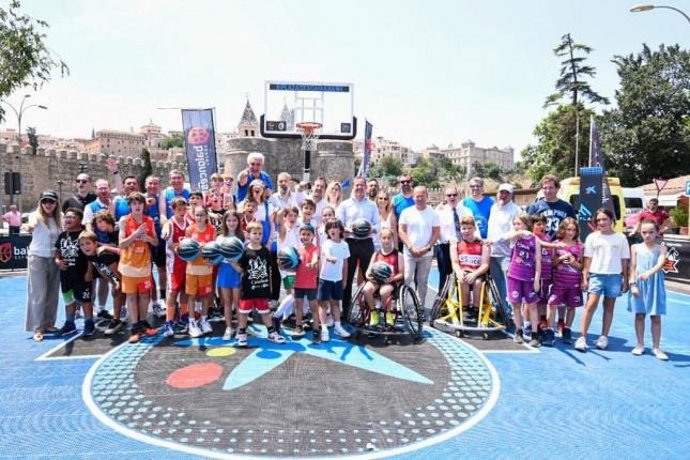 Toledo disfruta con el Circuito Plaza 3x3 CaixaBank