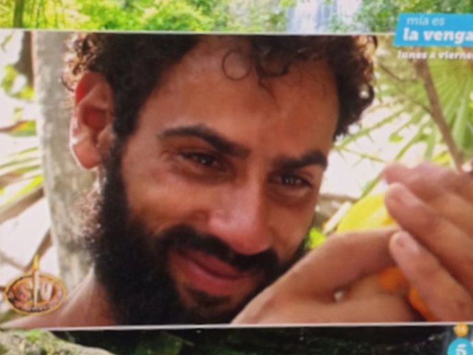 Asraf Beno durante la emisión de 'Supervivientes'.